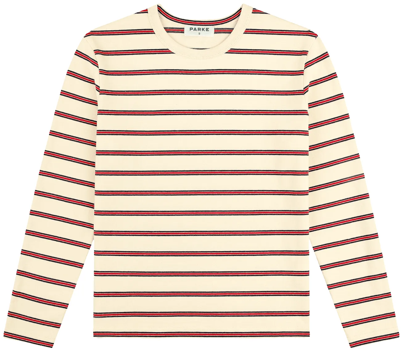 Long Sleeve Striped T-Shirt - Firecracker Stripe sold by Parke Official