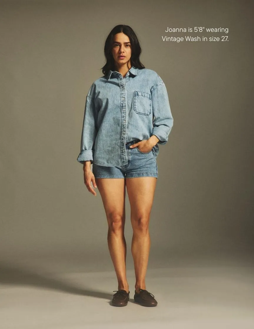 Denim Mini Shorts - Vintage sold by Parke Official product image thumbnail 2
