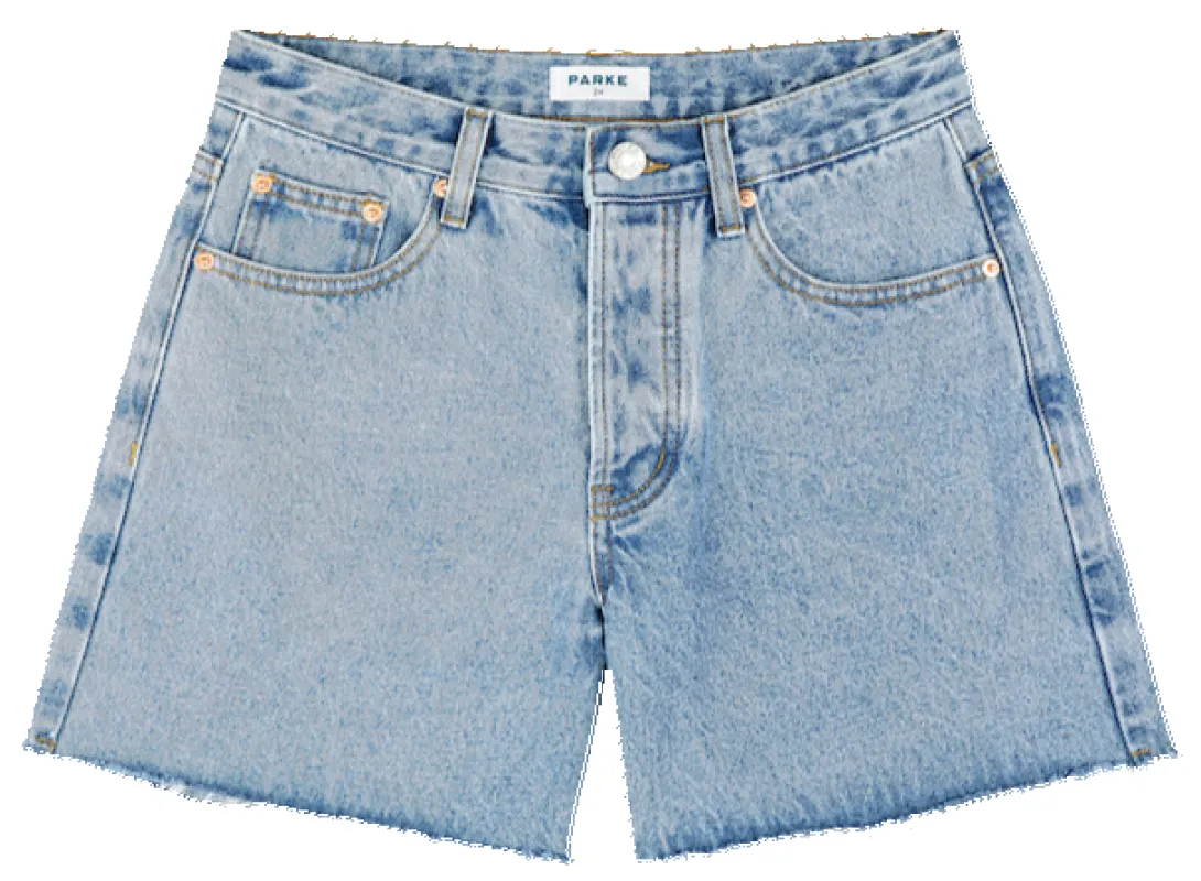 Long Baggy Shorts - Vintage Wash sold by Parke Official