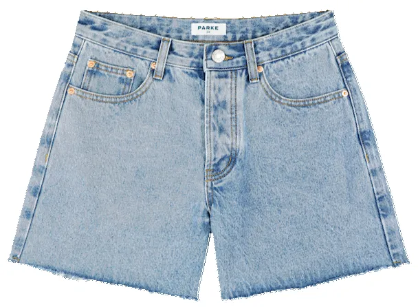 Long Baggy Shorts - Vintage Wash sold by Parke Official