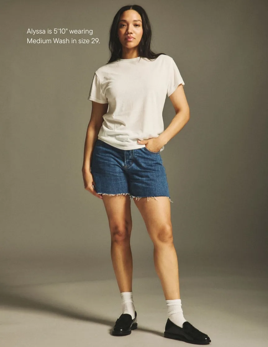 Long Baggy Shorts - Medium Wash sold by Parke Official product image thumbnail 2