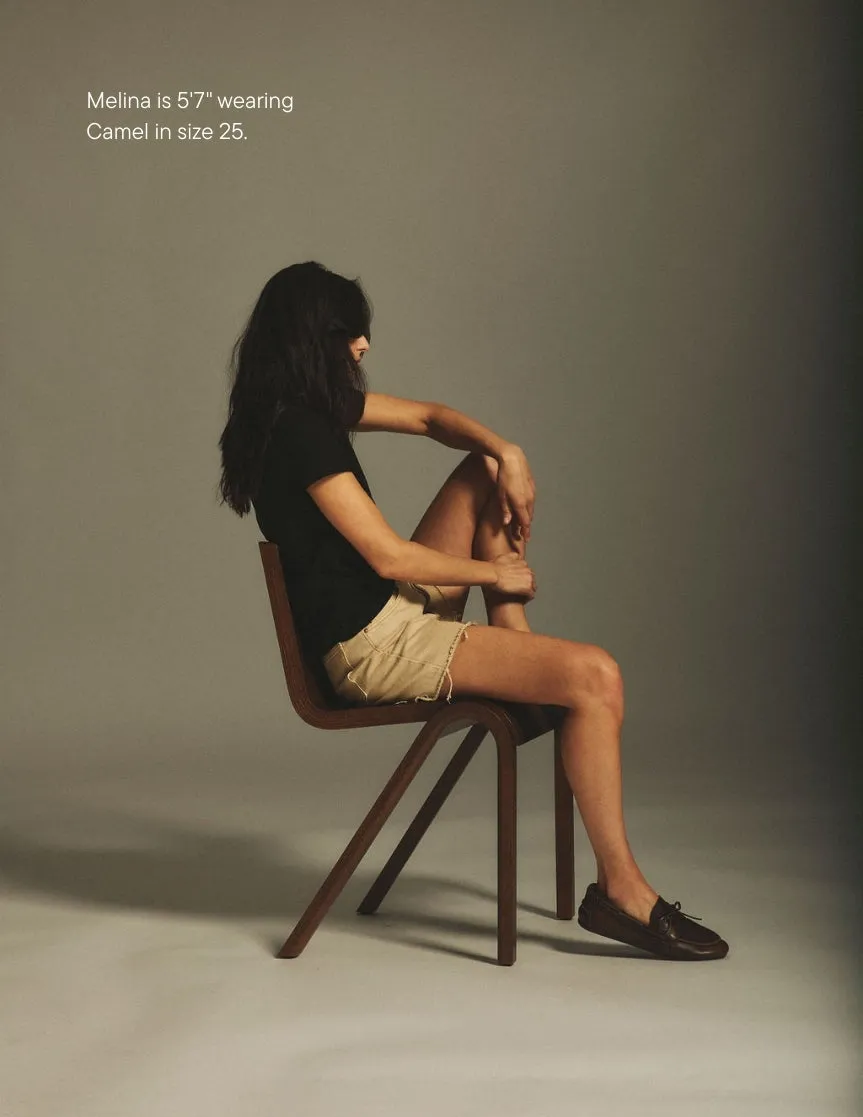 Long Baggy Shorts - Camel sold by Parke Official product image thumbnail 3