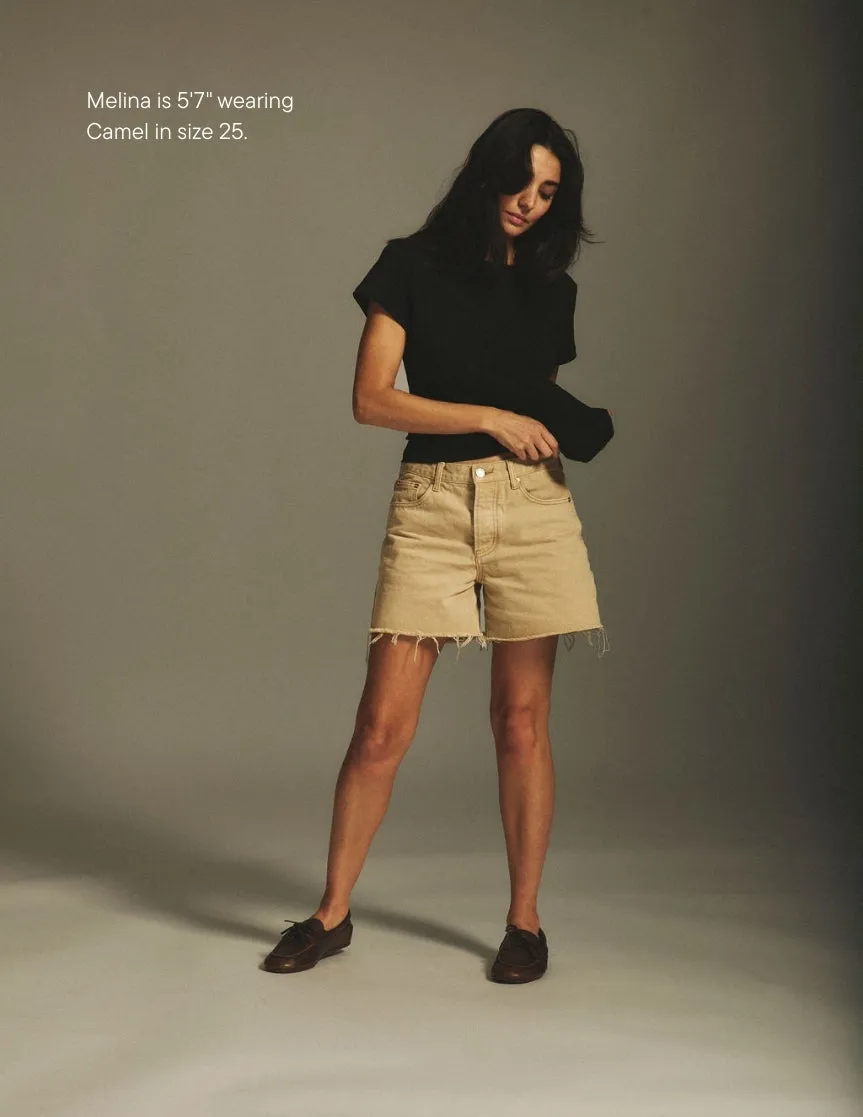 Long Baggy Shorts - Camel sold by Parke Official product image thumbnail 2