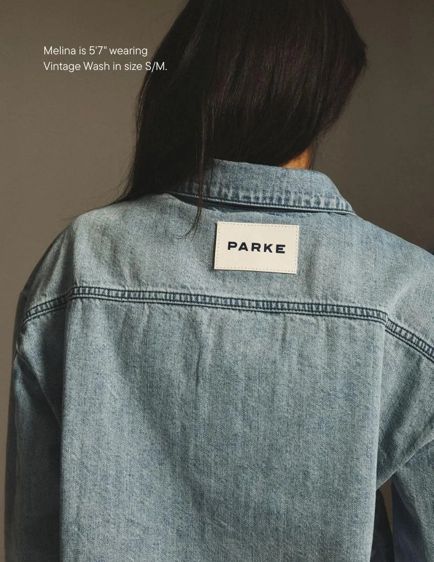 Long Sleeve Denim Shirt - Vintage Wash sold by Parke Official product image thumbnail 3