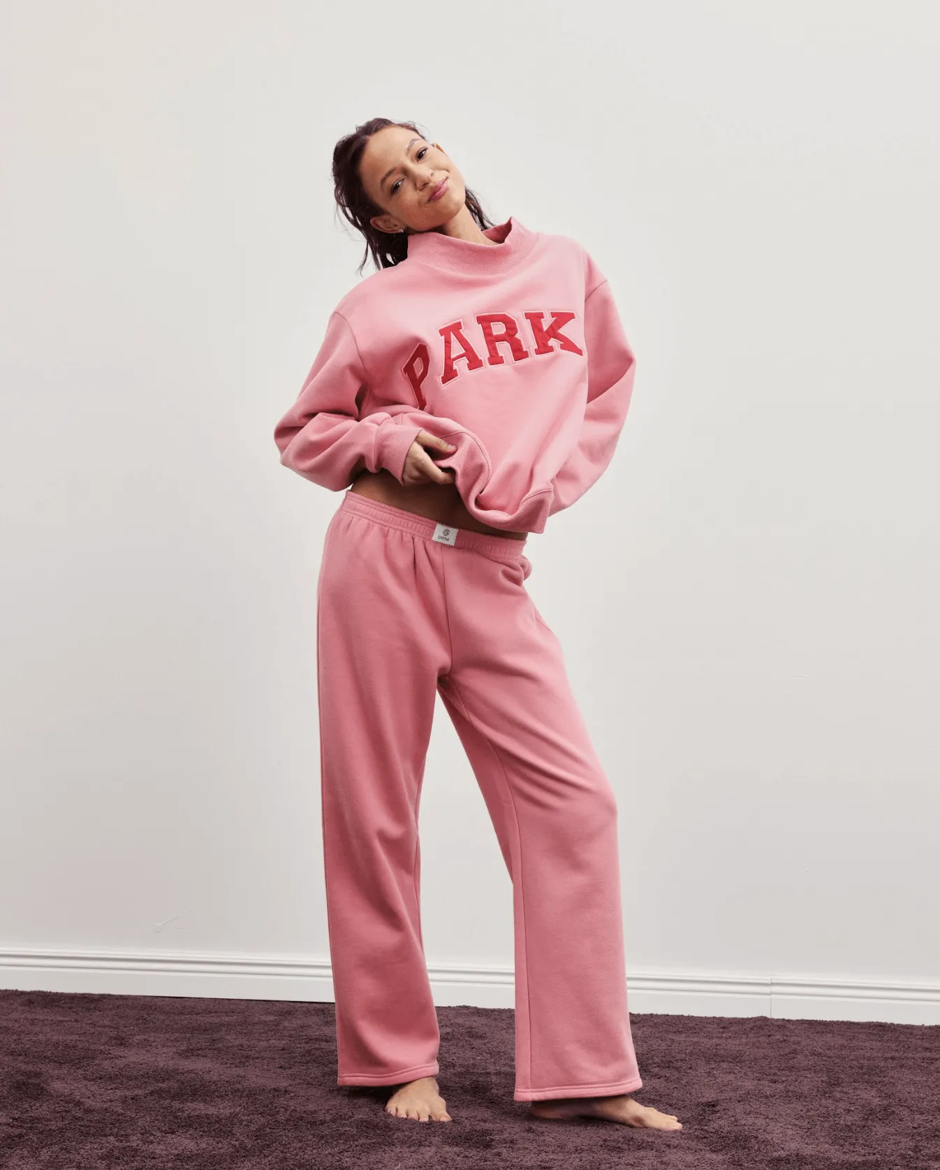 Boxer Sweatpants - Bubblegum sold by Parke Official product image thumbnail 2