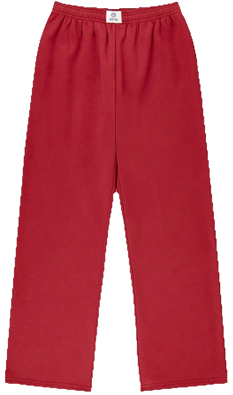 Boxer Sweatpants - Burgundy sold by Parke Official