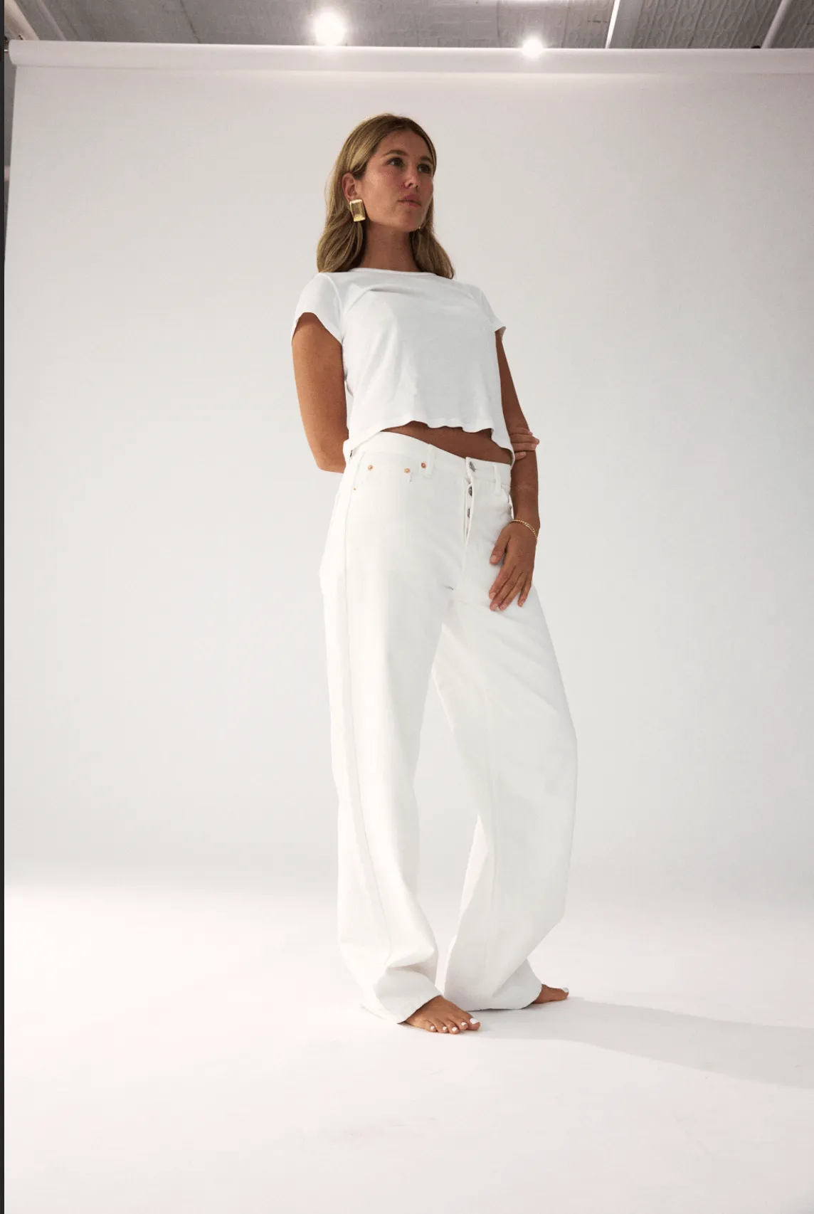 Classic Straight Jeans - White sold by Parke Official product image thumbnail 4