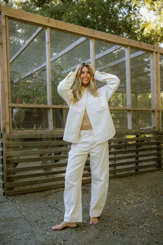 Horseshoe Pants - Cream sold by Parke Official product image thumbnail 2