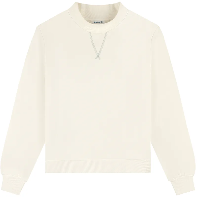 Classic Mockneck - Cream sold by Parke Official