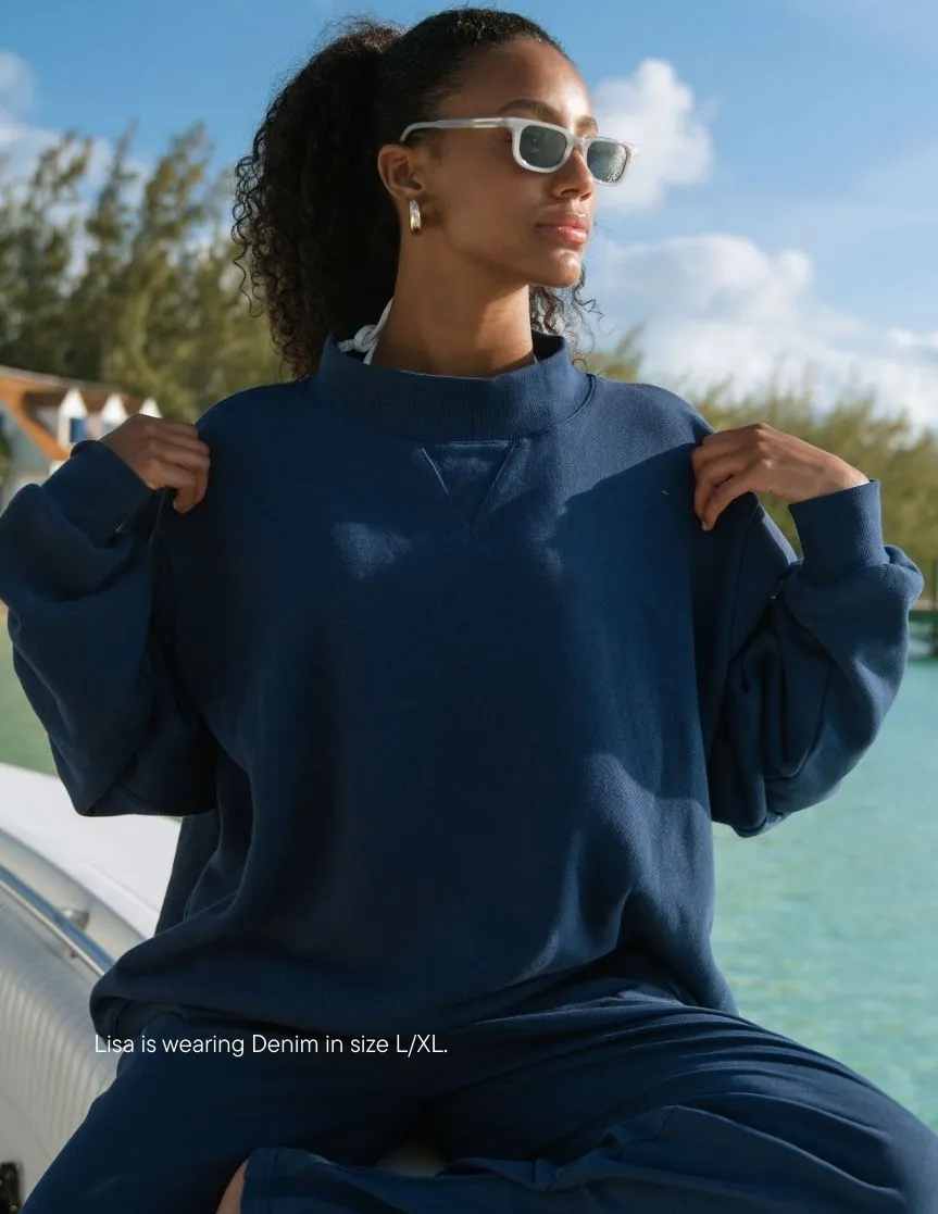 Classic Mockneck - Denim sold by Parke Official product image thumbnail 2