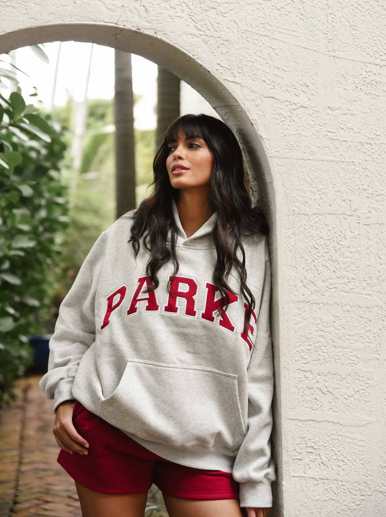 Varsity Hoodie - Classic Grey Maroon sold by Parke Official product image thumbnail 2
