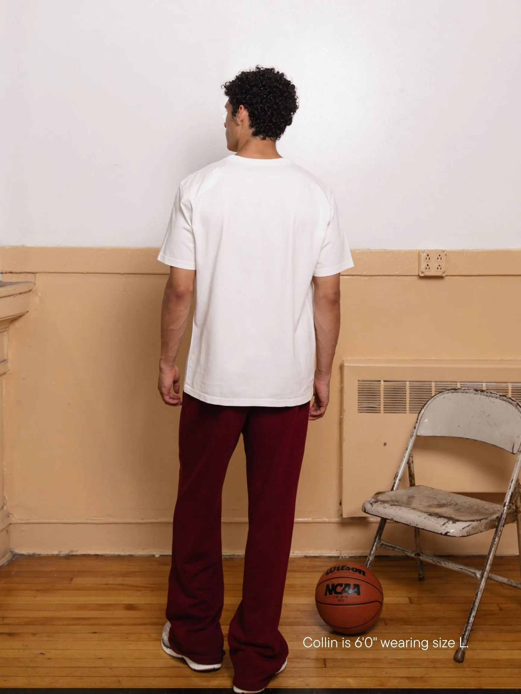 Boxer Sweatpants - Maroon sold by Parke Official product image thumbnail 4