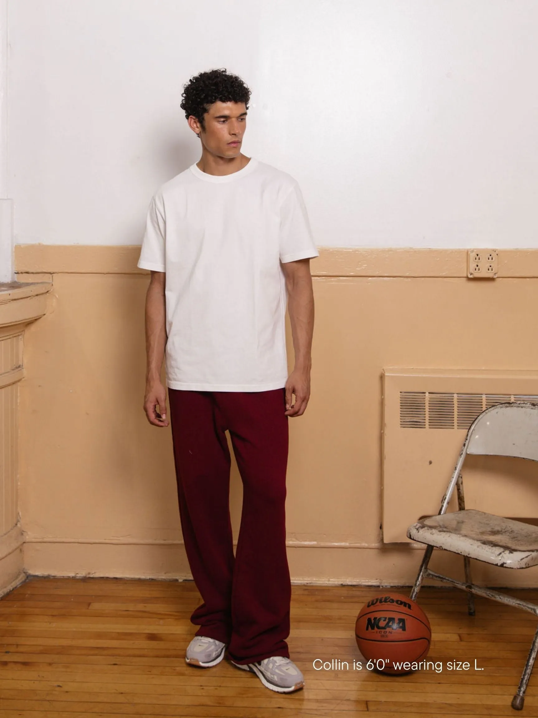 Boxer Sweatpants - Maroon sold by Parke Official product image thumbnail 2
