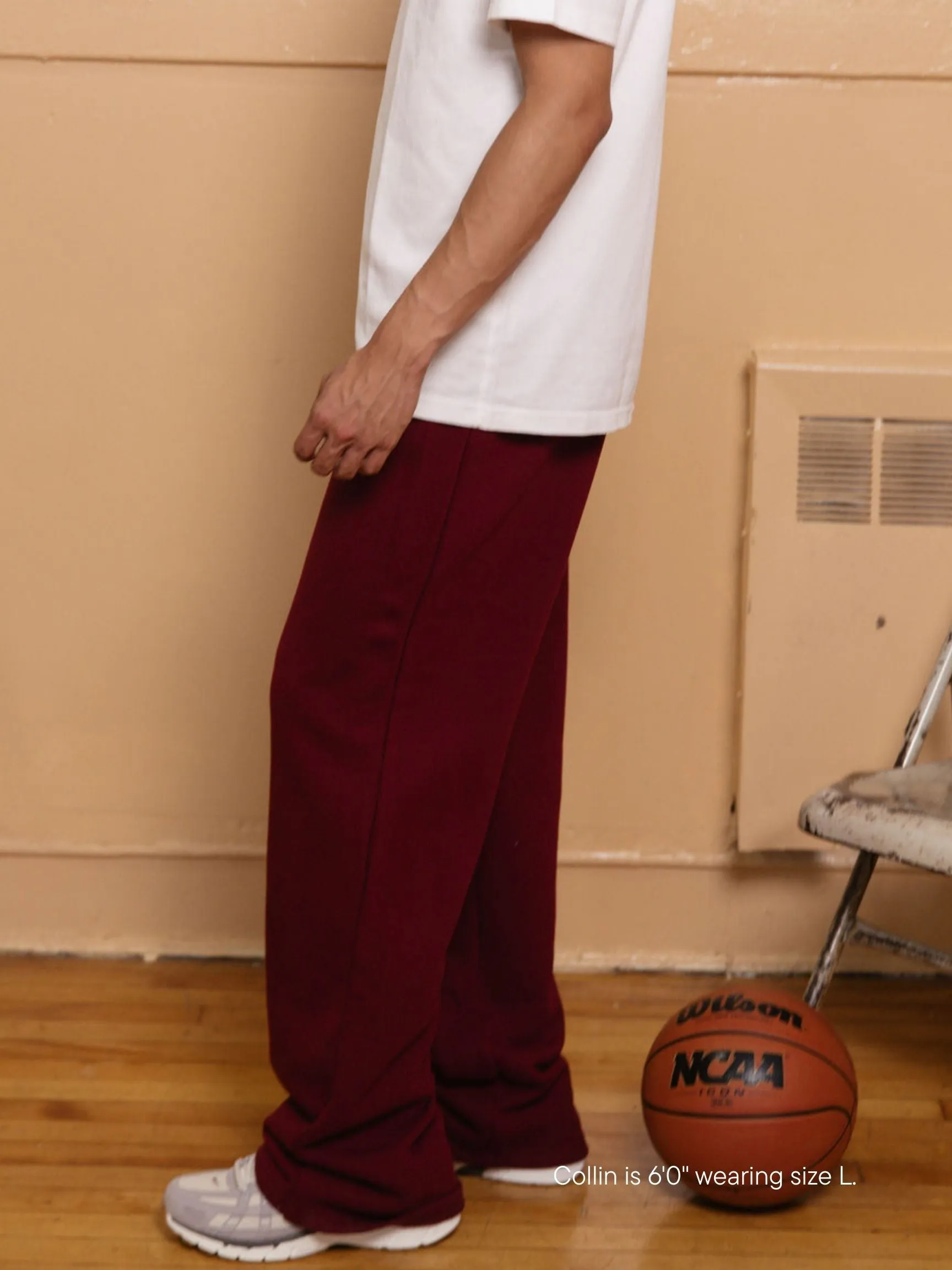 Boxer Sweatpants - Maroon sold by Parke Official product image thumbnail 3