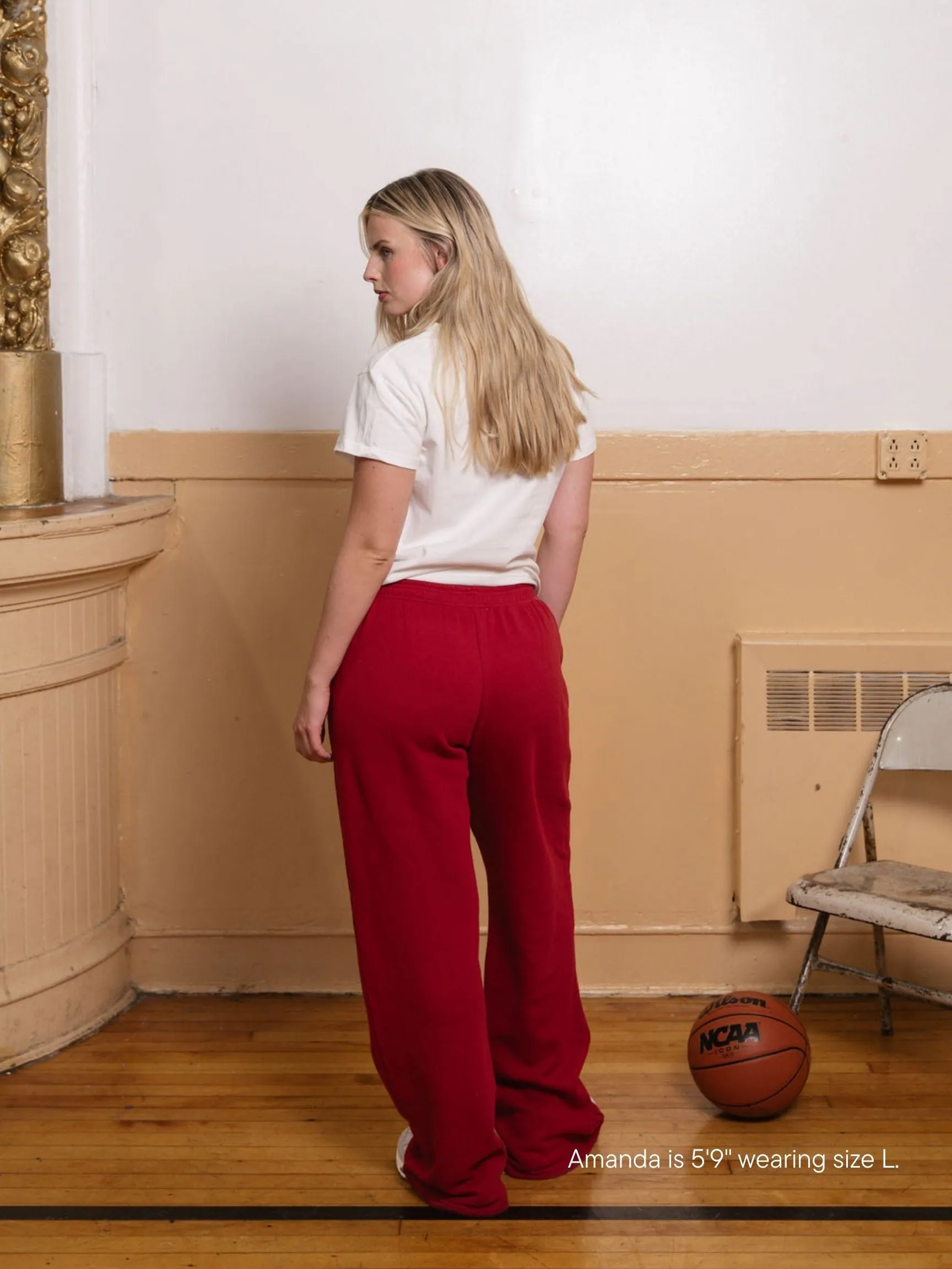 Boxer Sweatpants - Crimson sold by Parke Official product image thumbnail 4