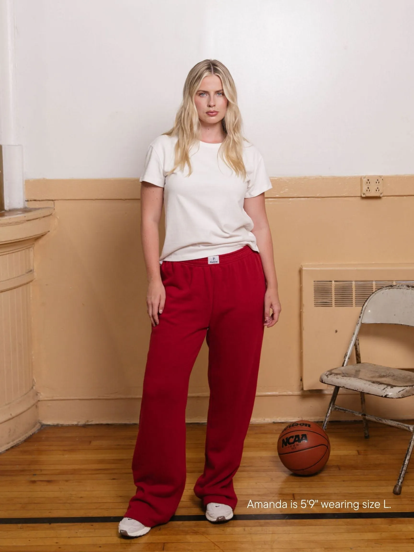 Boxer Sweatpants - Crimson sold by Parke Official product image thumbnail 3