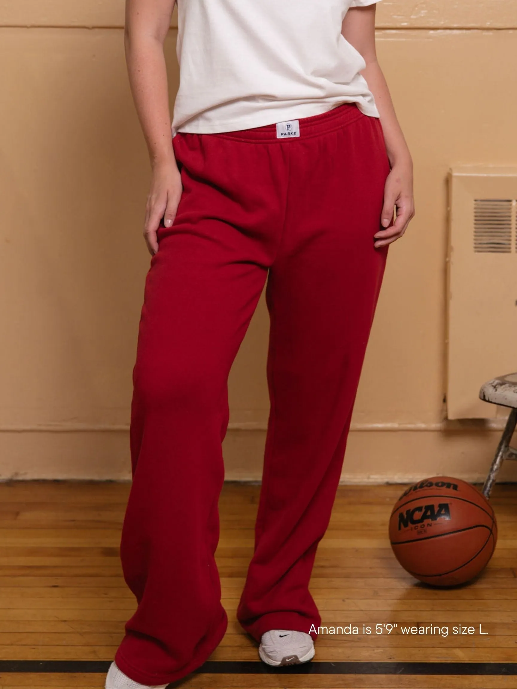 Boxer Sweatpants - Crimson sold by Parke Official product image thumbnail 2