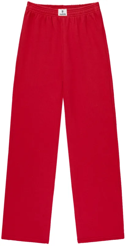 Boxer Sweatpants - Crimson sold by Parke Official