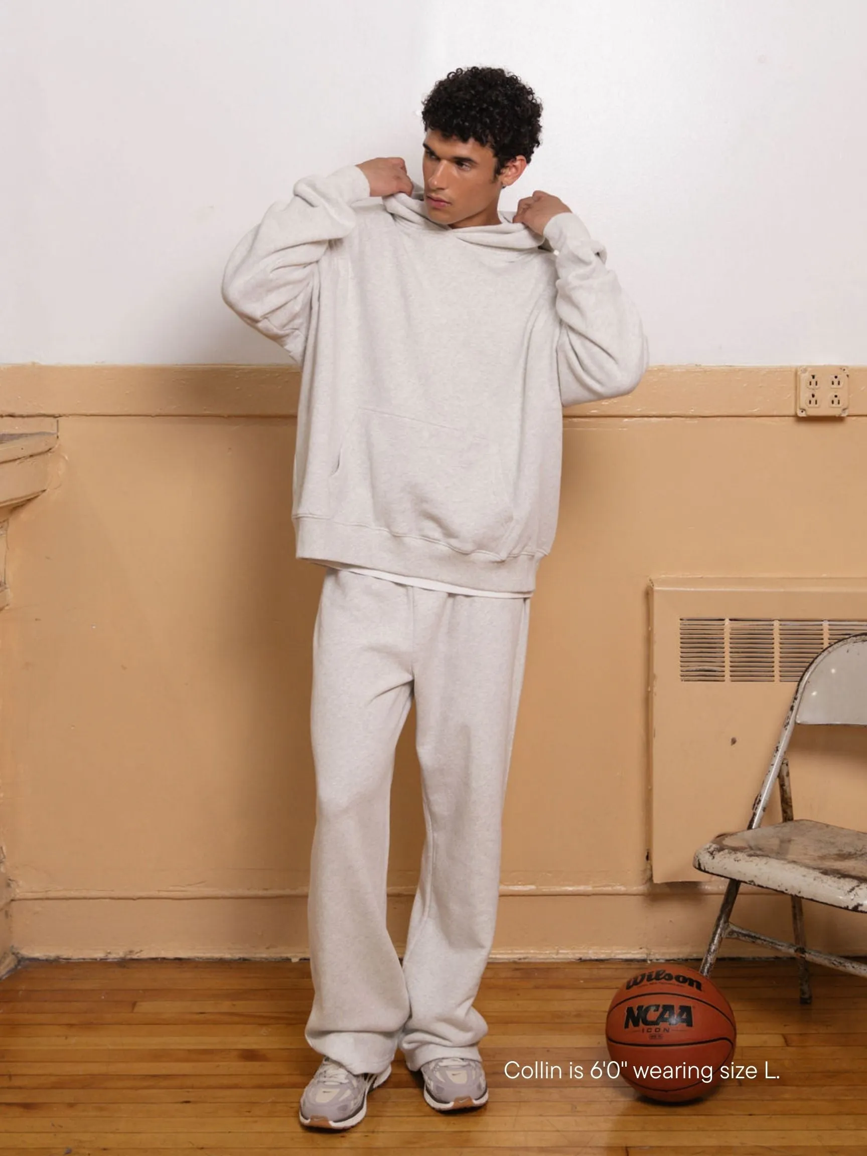 Boxer Sweatpants - Heather Grey sold by Parke Official product image thumbnail 3