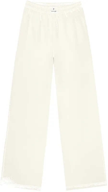 Boxer Sweatpants - Cream sold by Parke Official