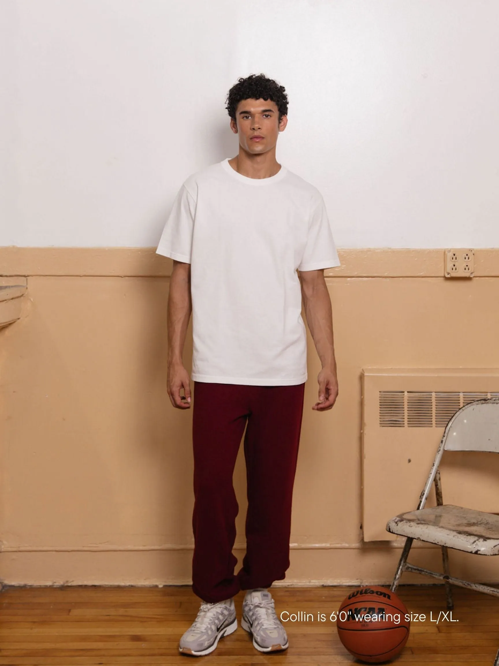Unisex Sweatpants - Maroon sold by Parke Official product image thumbnail 2