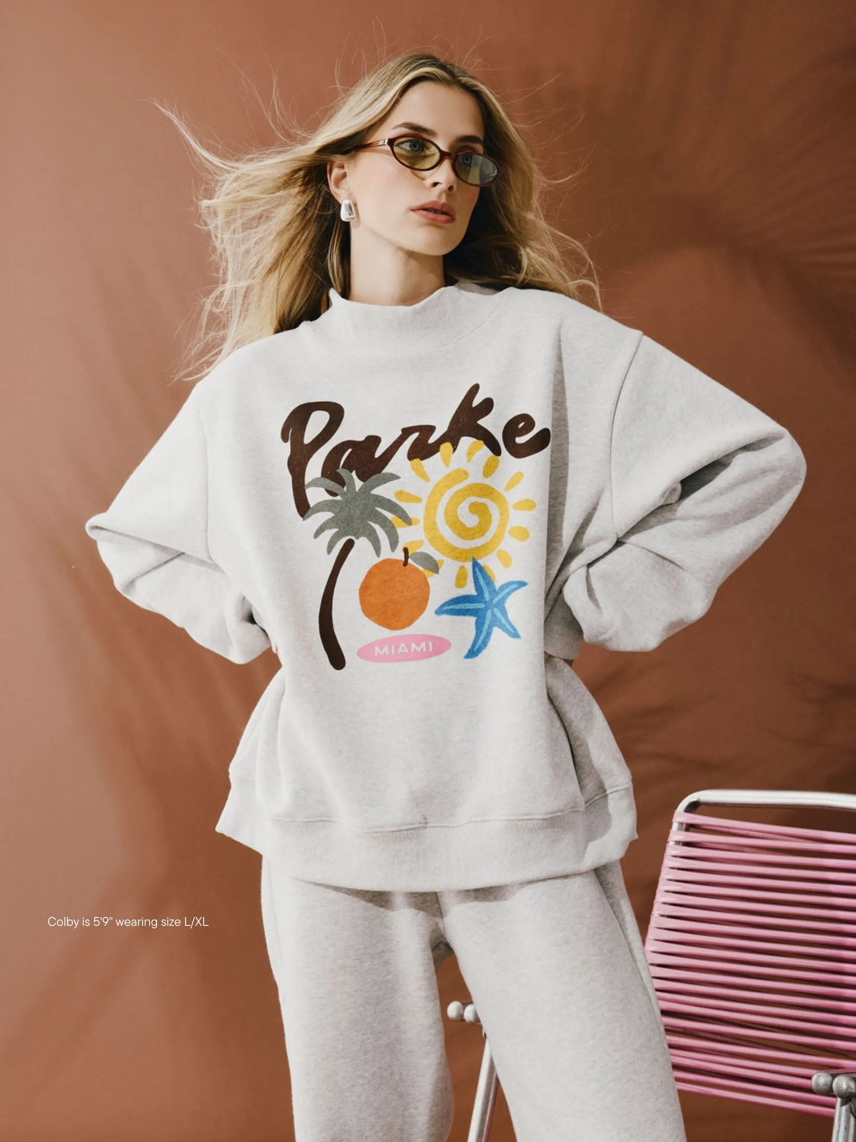 Miami Graphic Mockneck sold by Parke Official product image thumbnail 2