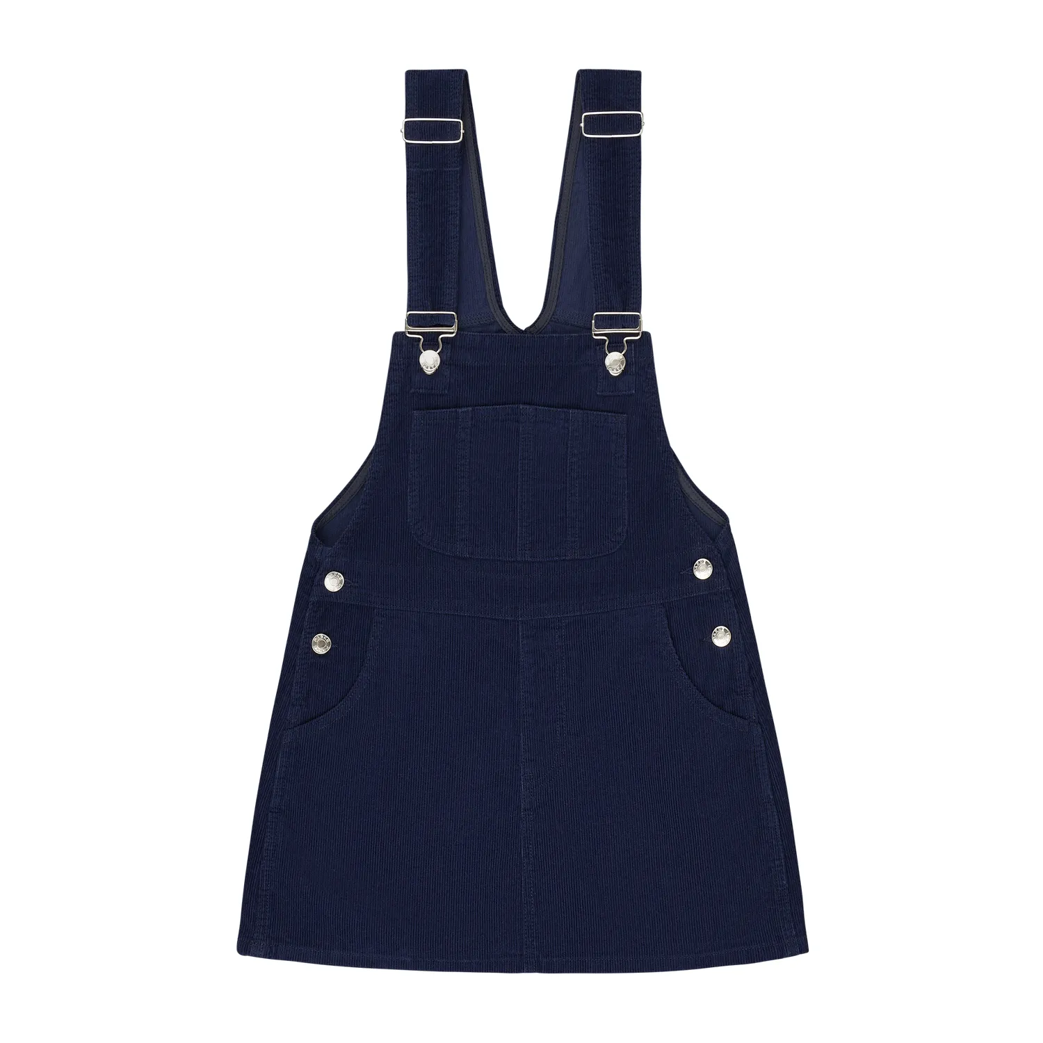 Corduroy Overall Mini Dress sold by Parke Official