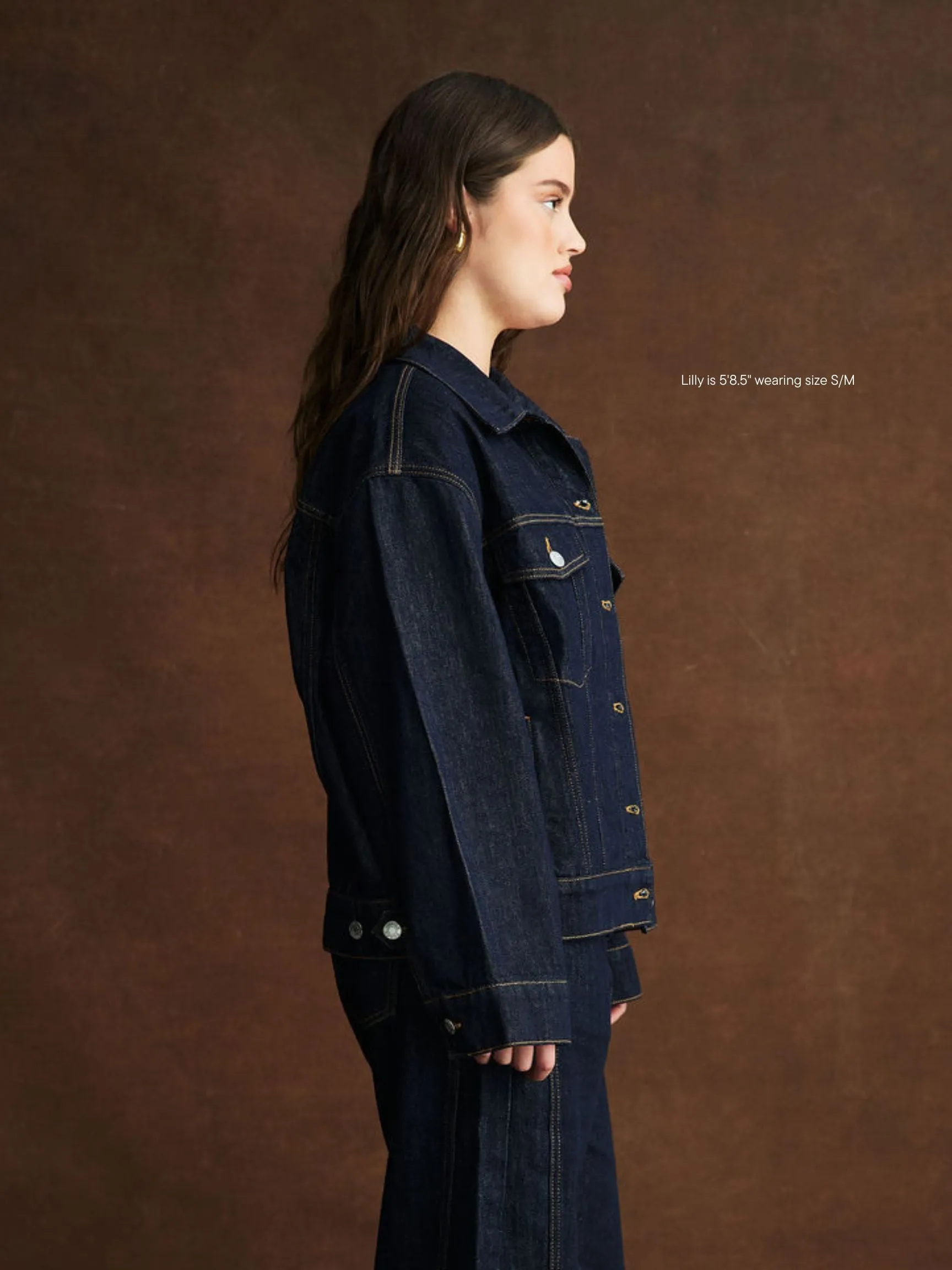 Oversized Denim Jacket sold by Parke Official product image thumbnail 5