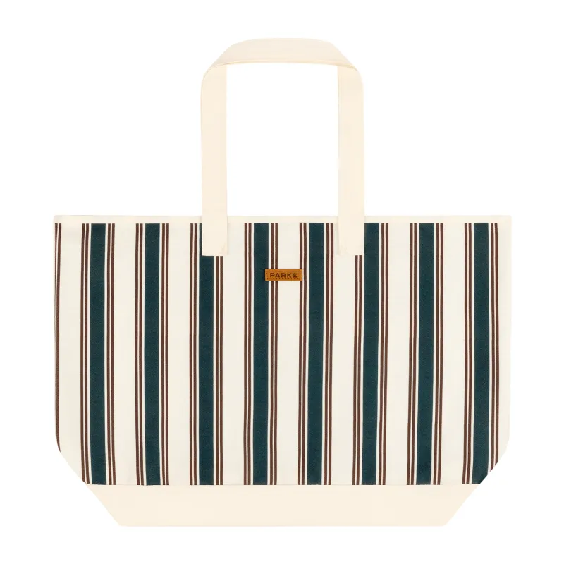 Holiday Striped Oversized Tote sold by Parke Official