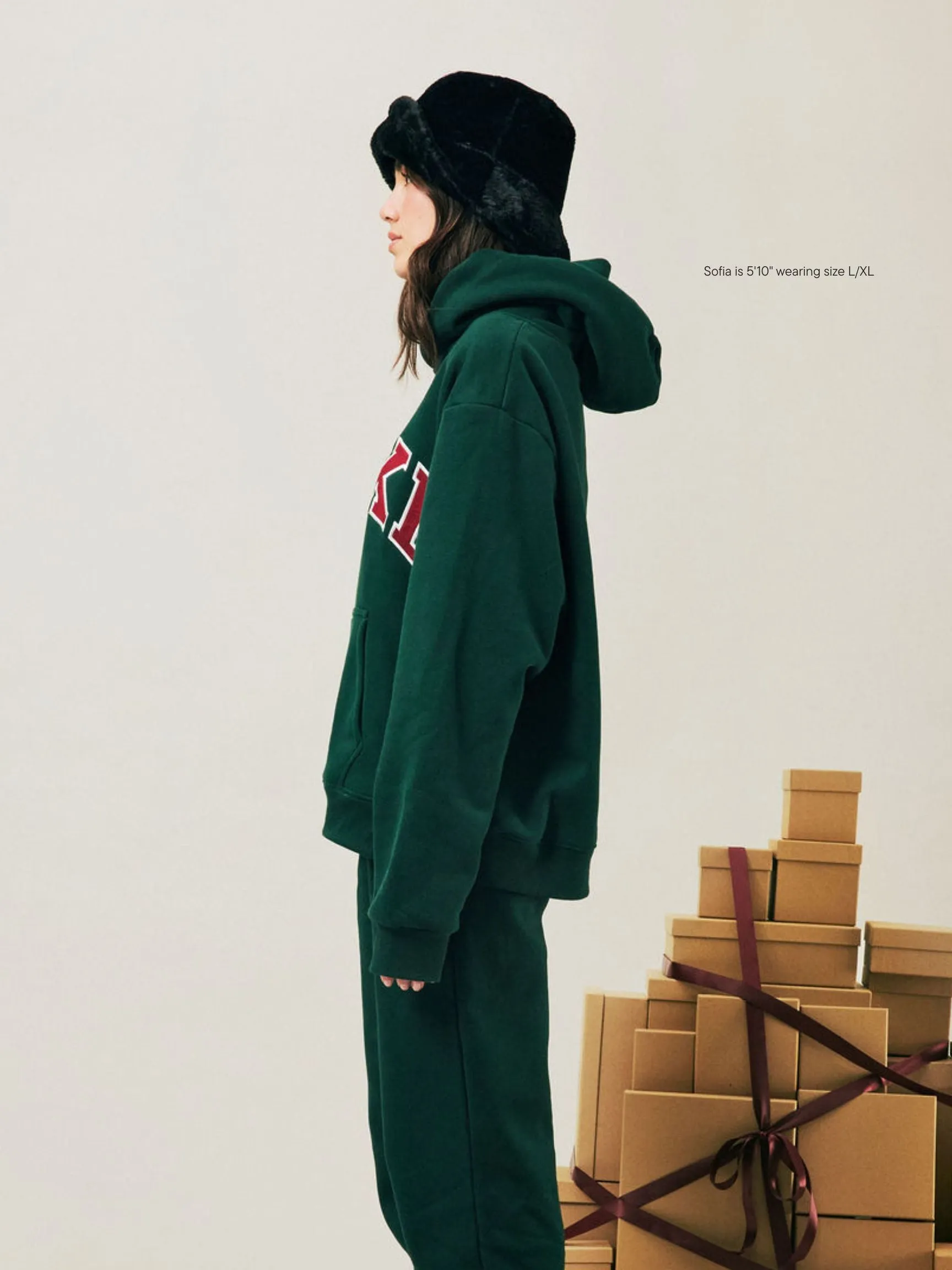 Holiday Varsity Hoodie sold by Parke Official product image thumbnail 3
