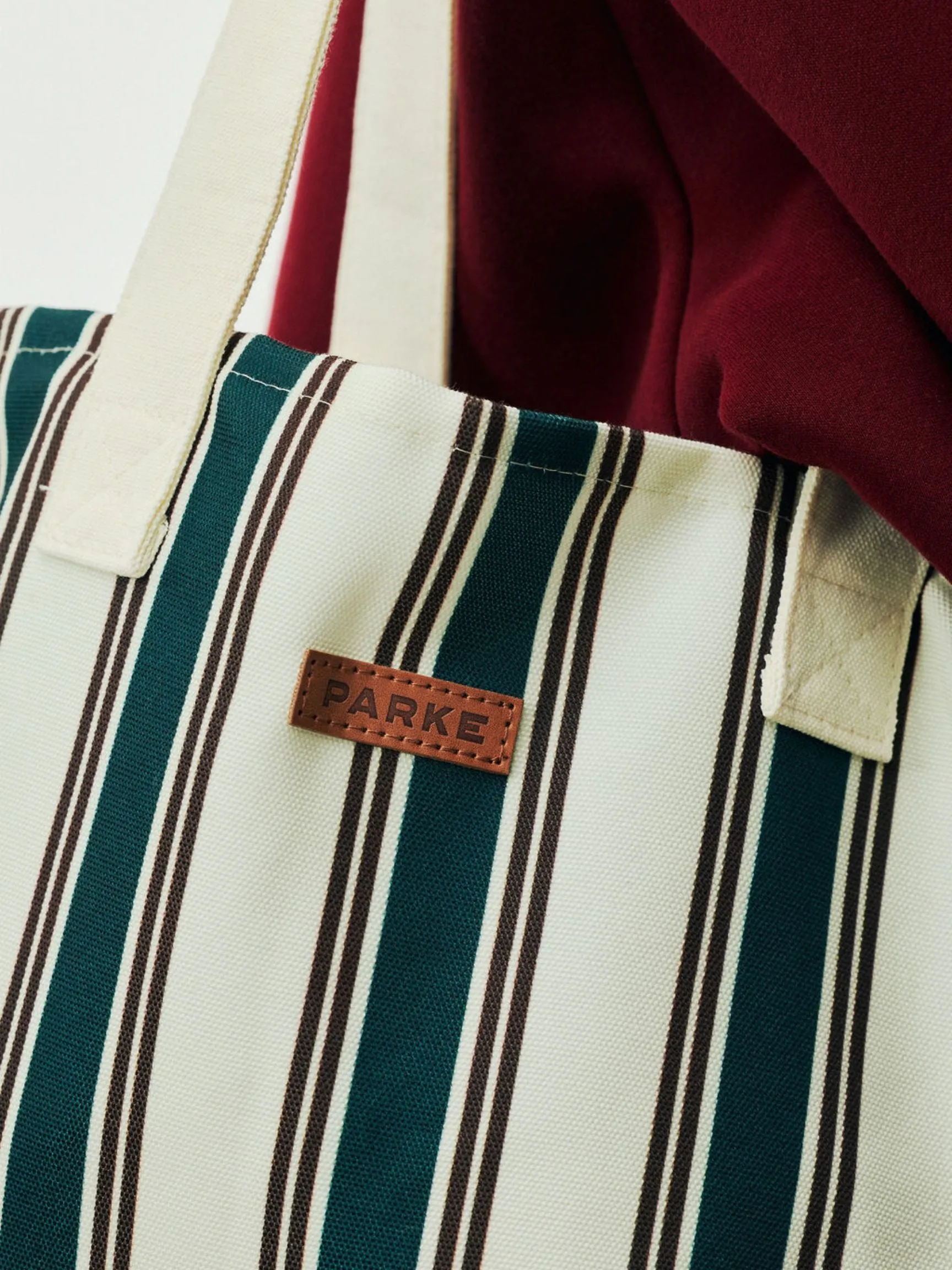 Holiday Striped Tote sold by Parke Official product image thumbnail 3