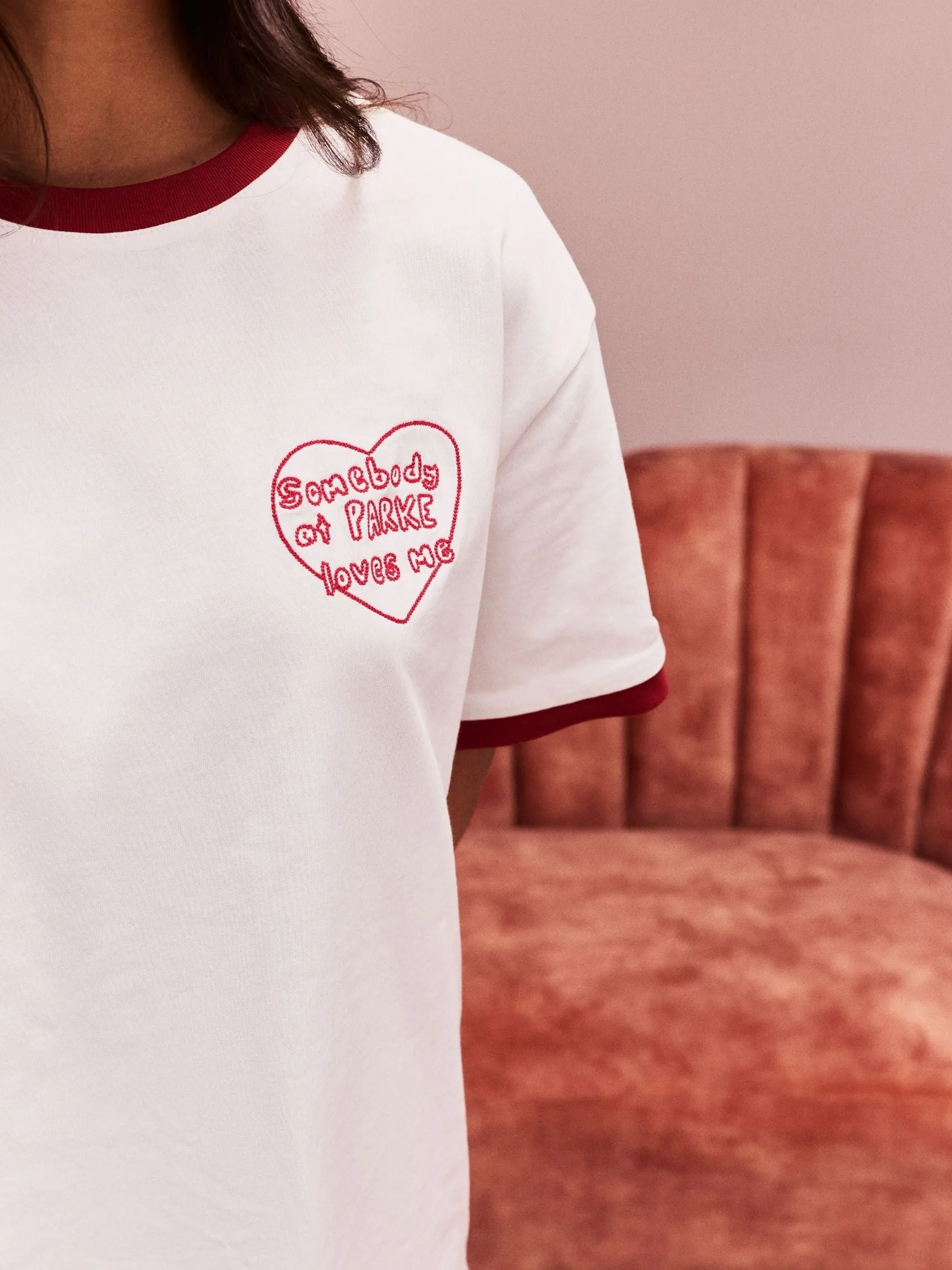 Somebody Loves Me T-Shirt sold by Parke Official product image thumbnail 5