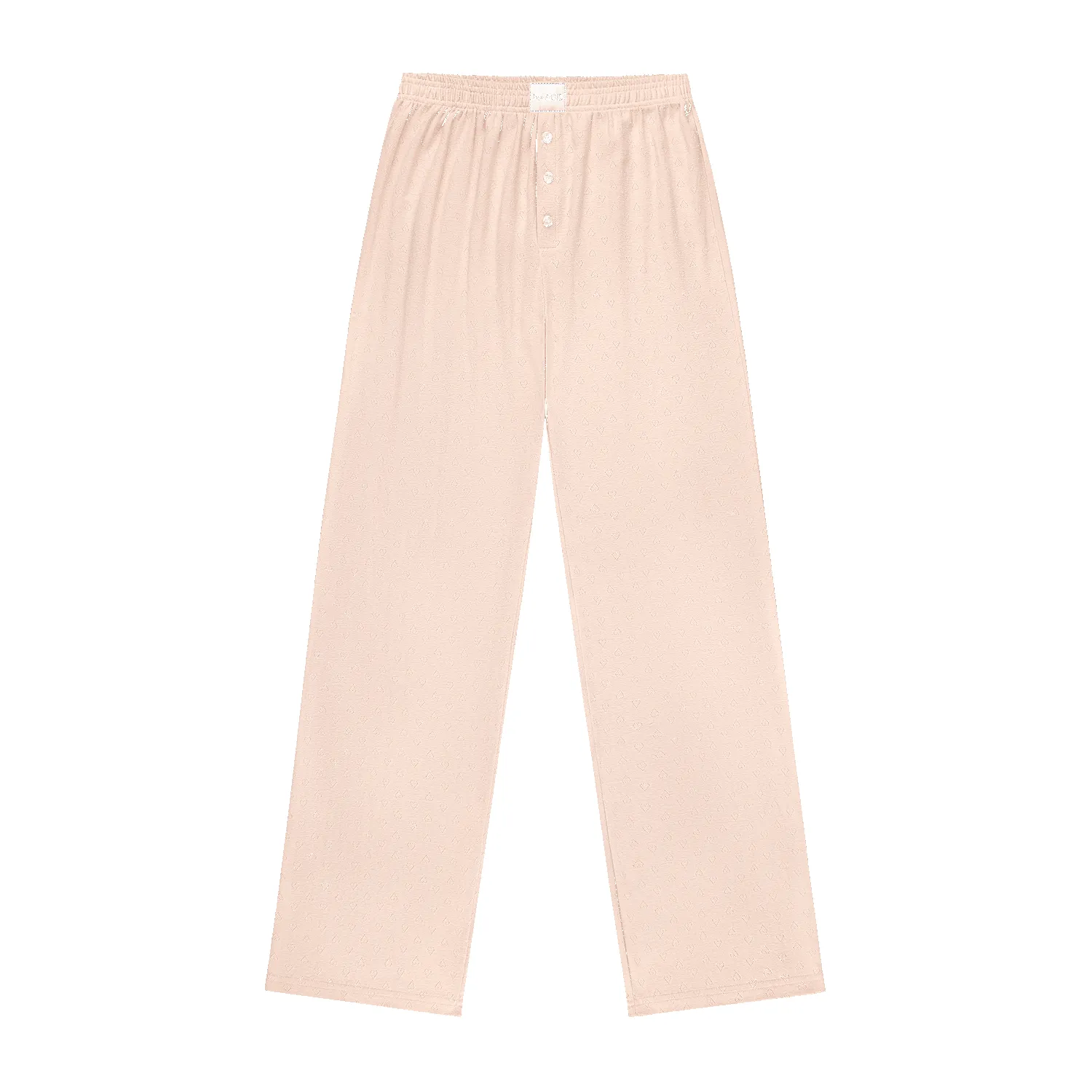 Heart Pointelle Boxer Pants - Peony sold by Parke Official