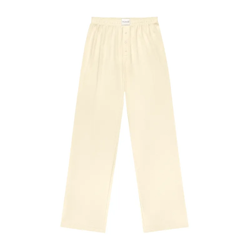 Heart Pointelle Boxer Pants - Cream sold by Parke Official
