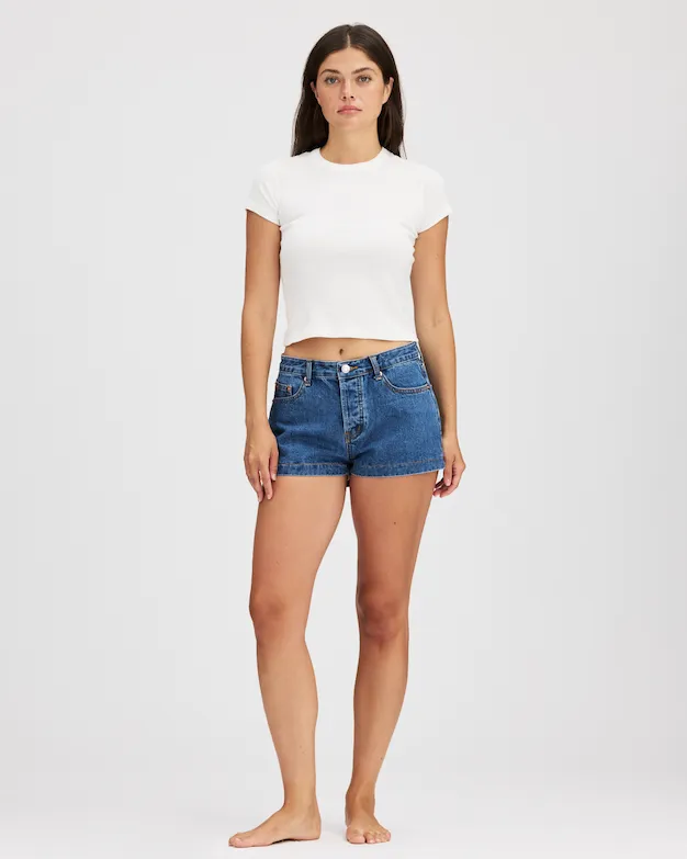 Denim Mini Shorts - Medium Wash sold by Parke Official product image thumbnail 2