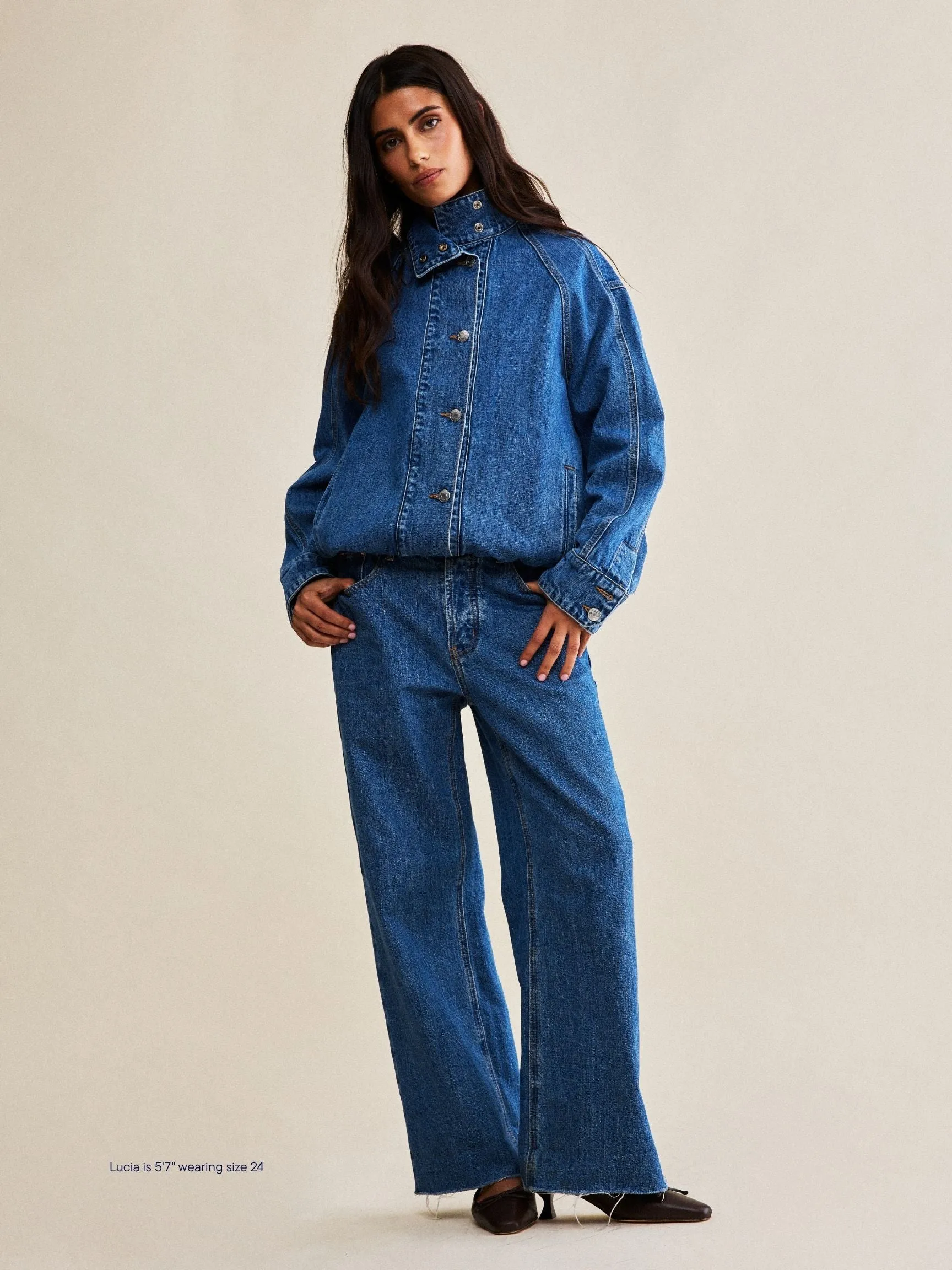 Low Rise Baggy Jeans - Medium Wash sold by Parke Official product image thumbnail 2