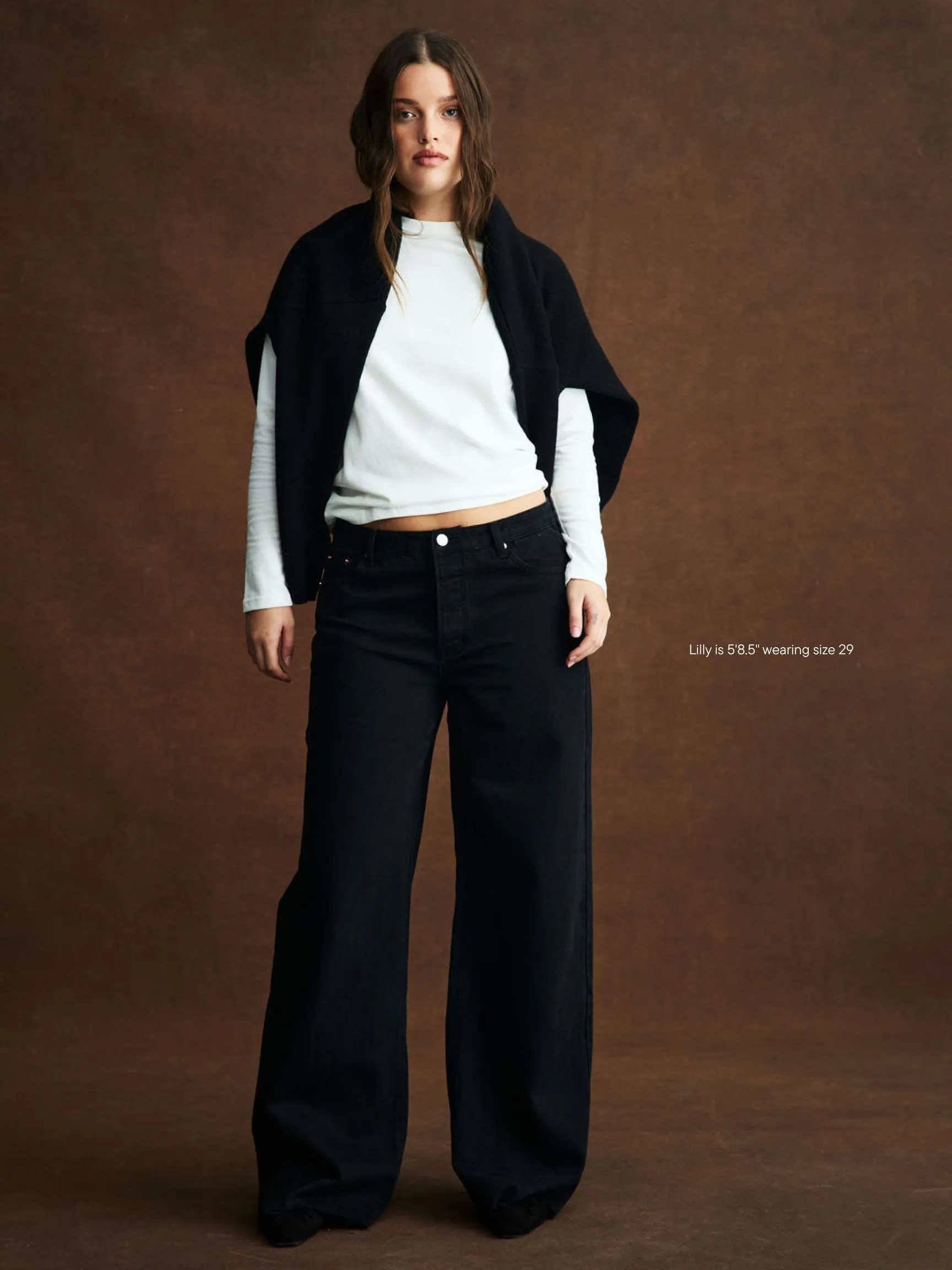 Low Rise Baggy Jeans - Black sold by Parke Official product image thumbnail 2