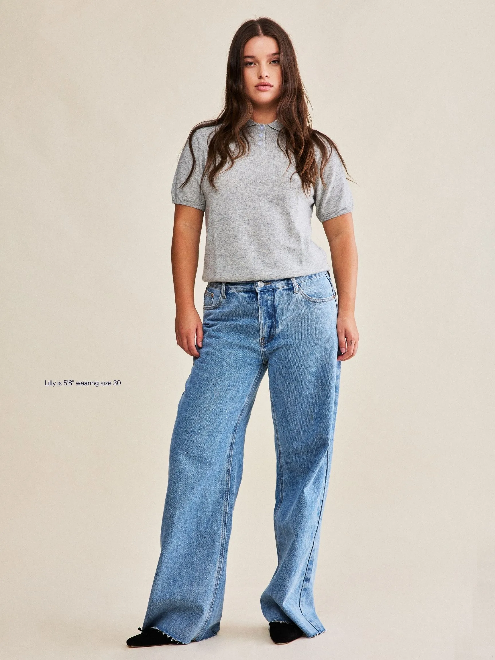 Low Rise Baggy Jeans - Vintage Wash sold by Parke Official product image thumbnail 2