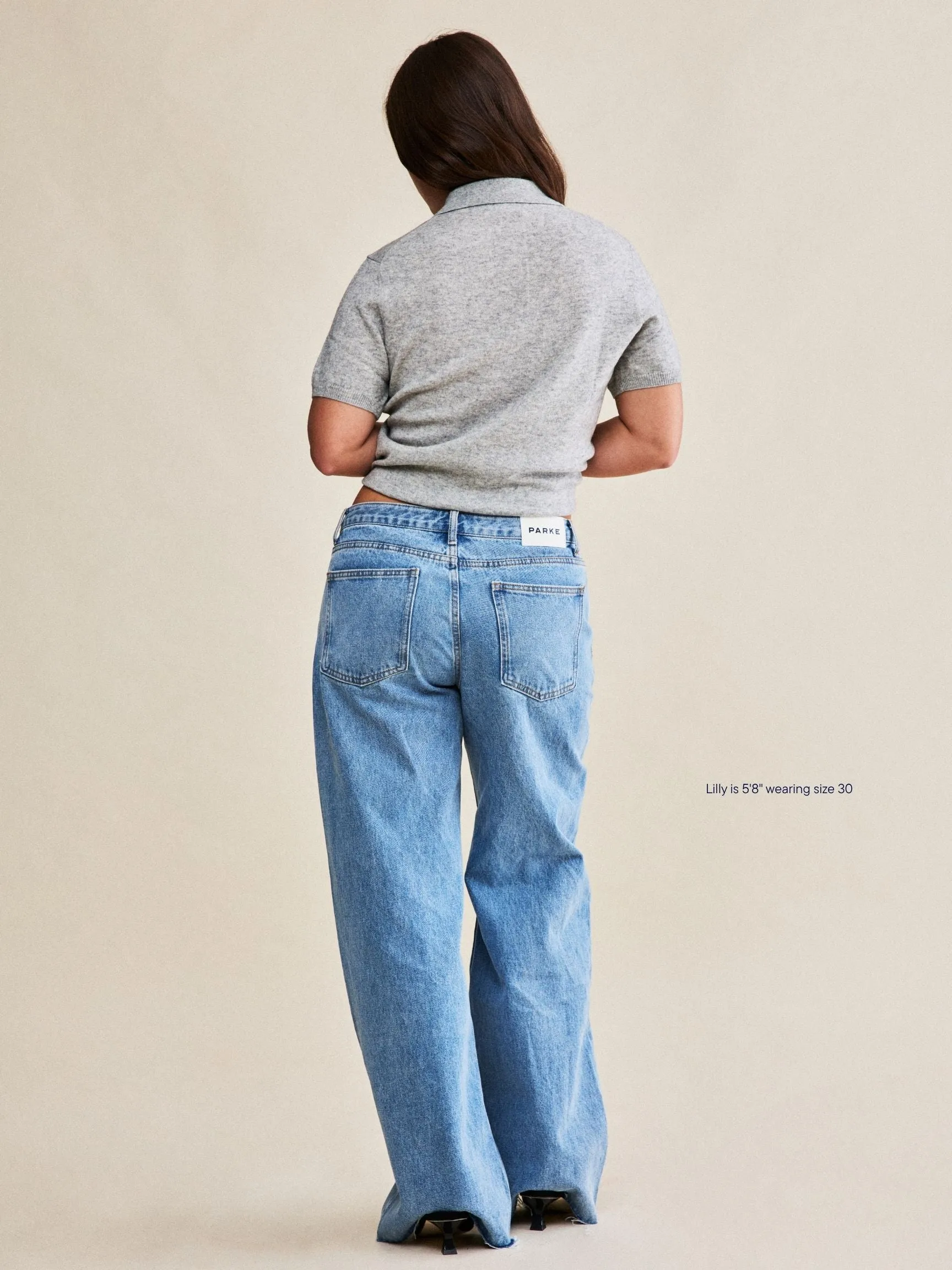 Low Rise Baggy Jeans - Vintage Wash sold by Parke Official product image thumbnail 4