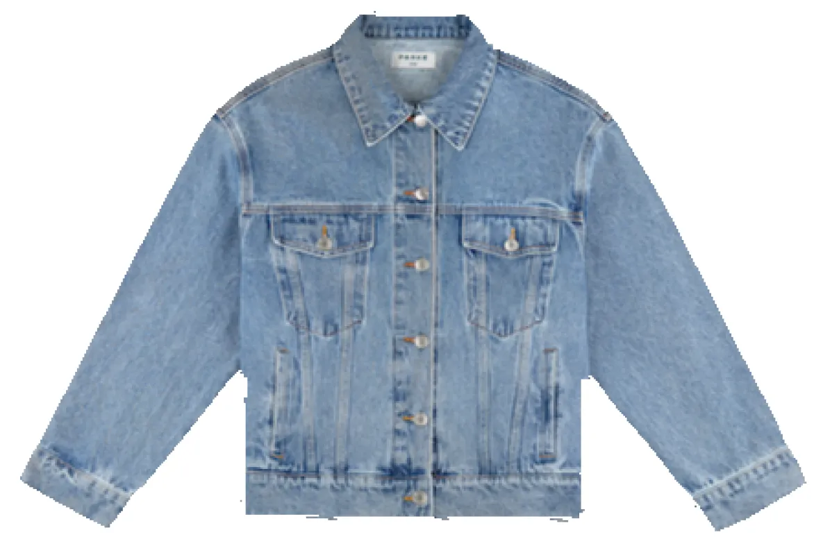 Oversized Denim Jacket - Vintage Wash sold by Parke Official