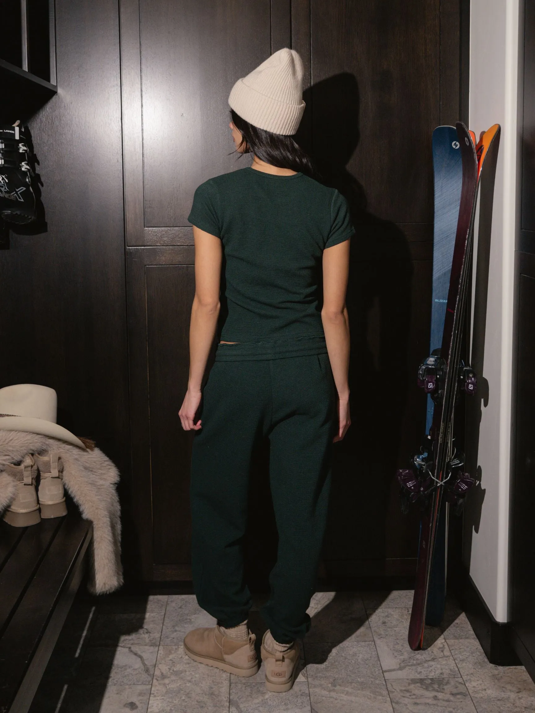 Waffle Unisex Pants - Forest sold by Parke Official product image thumbnail 4