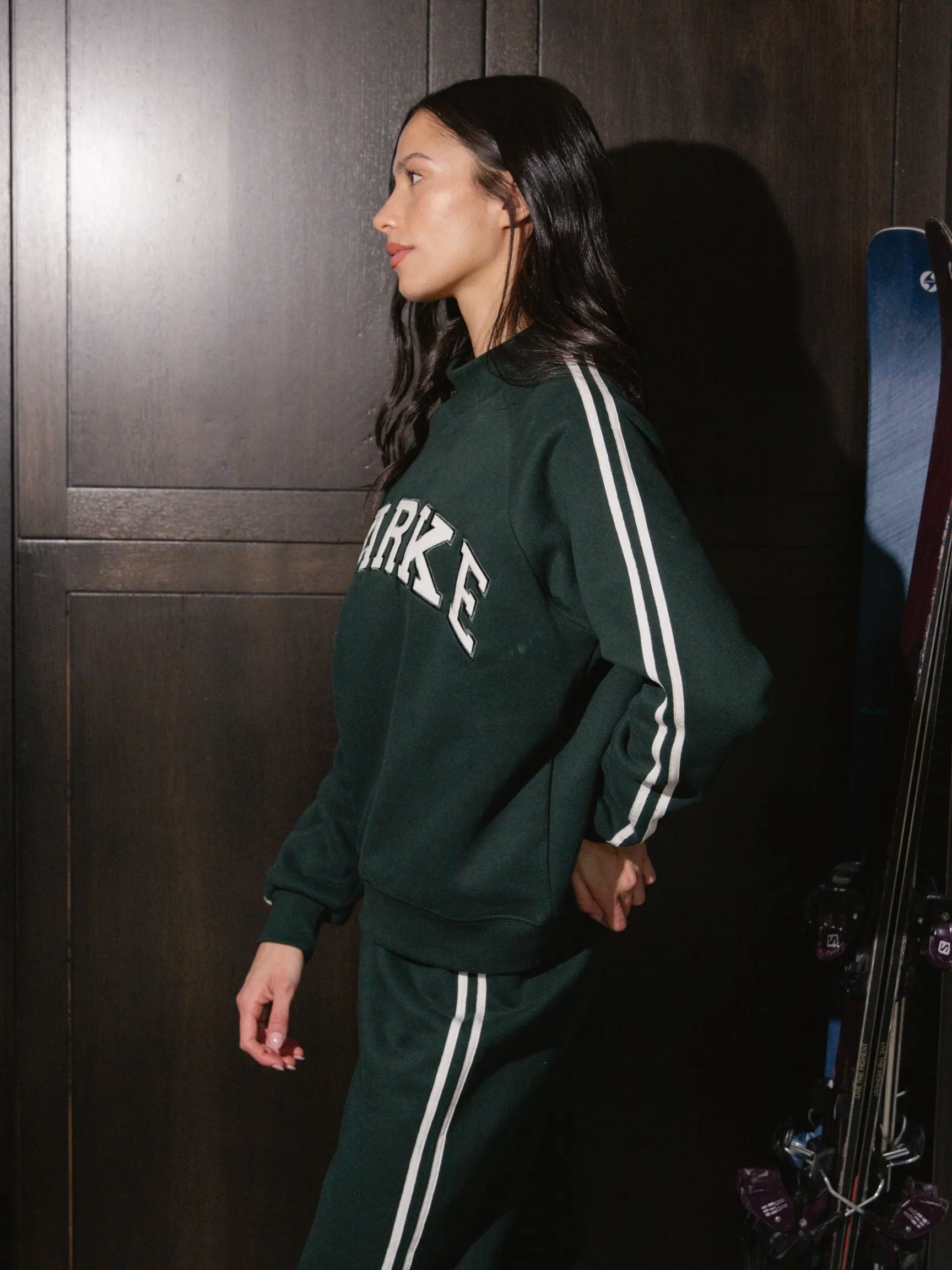 Sport Stripe Mockneck - Forest sold by Parke Official product image thumbnail 3