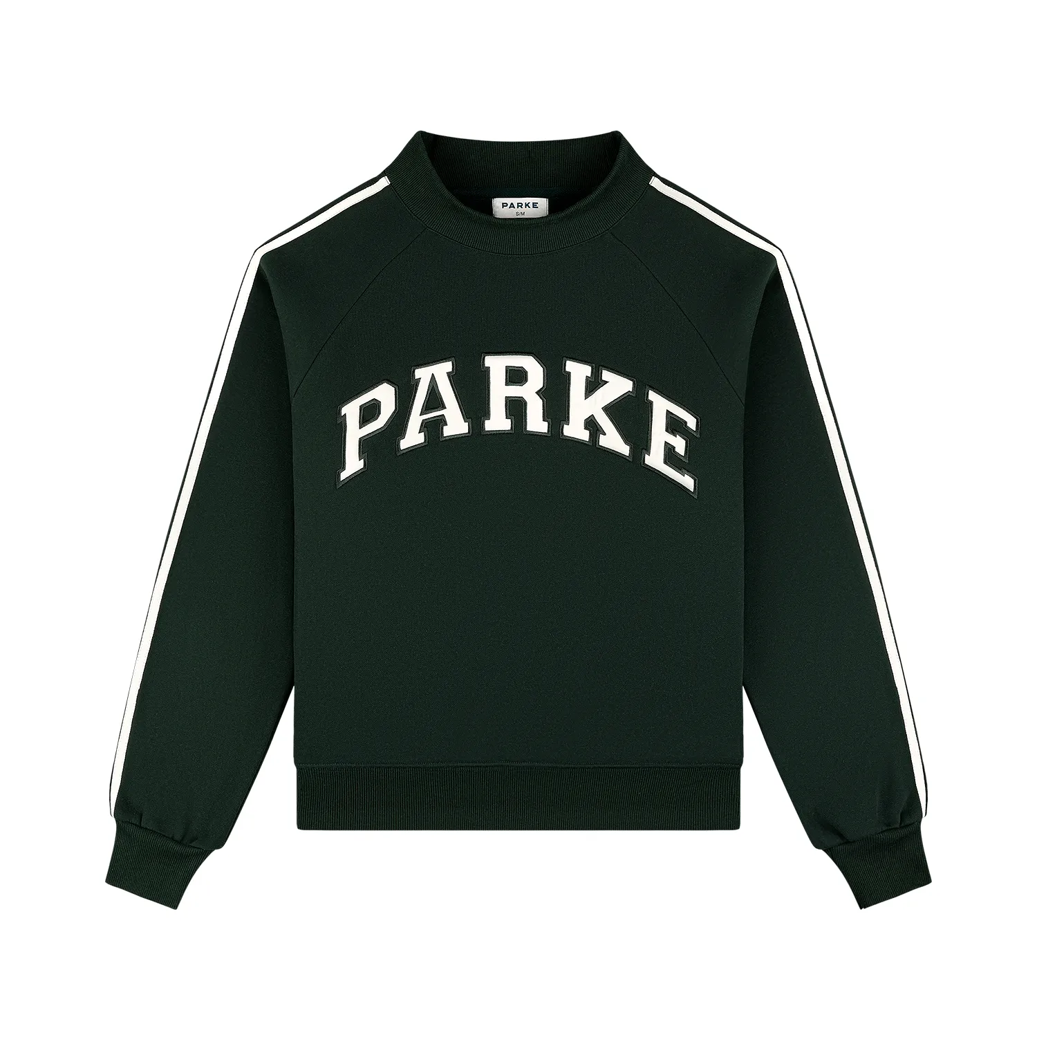 Sport Stripe Mockneck - Forest sold by Parke Official