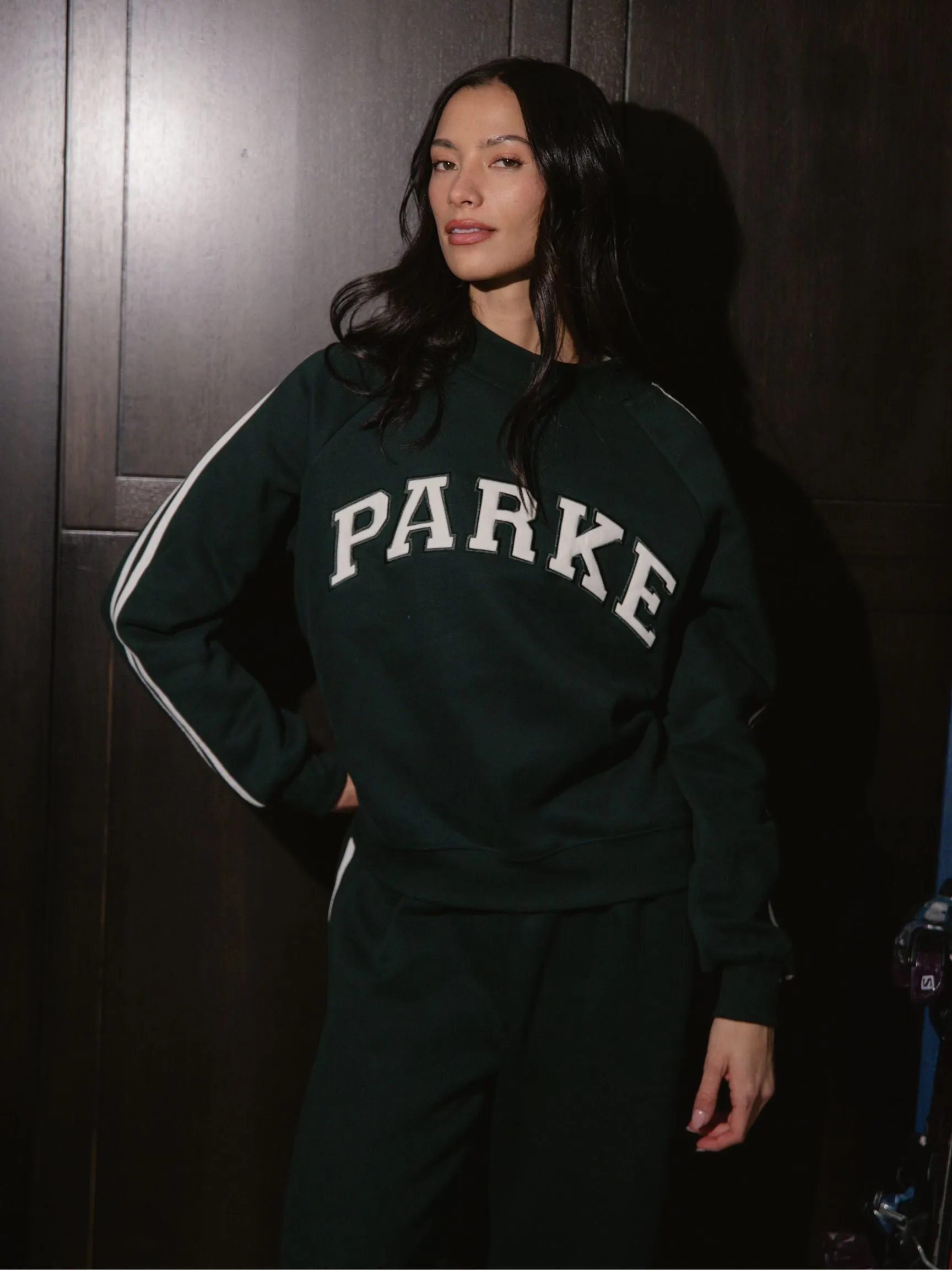 Sport Stripe Mockneck - Forest sold by Parke Official product image thumbnail 2