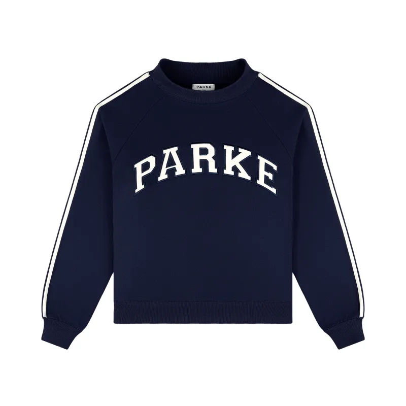 Sport Stripe Mockneck - Shadow sold by Parke Official