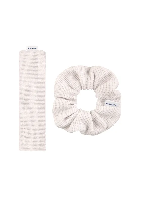 Waffle Hair Set - Lilac sold by Parke Official