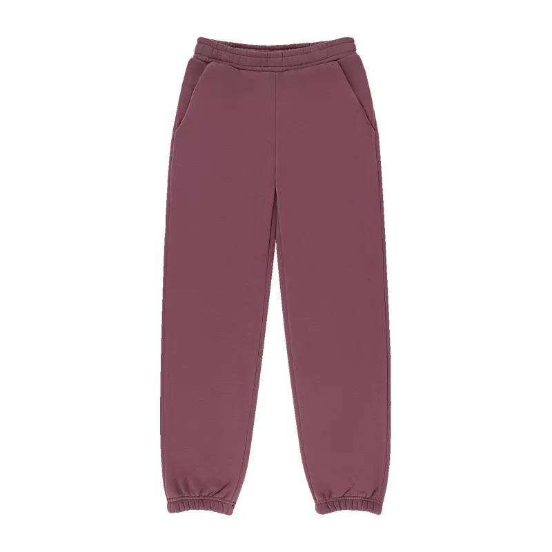 Drawstring Unisex Sweatpants - Eggplant made by Parke Official