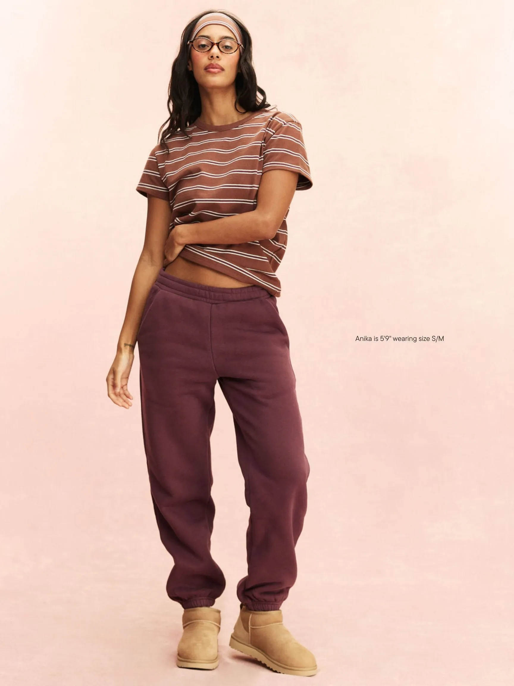 Drawstring Unisex Sweatpants - Eggplant sold by Parke Official product image thumbnail 2