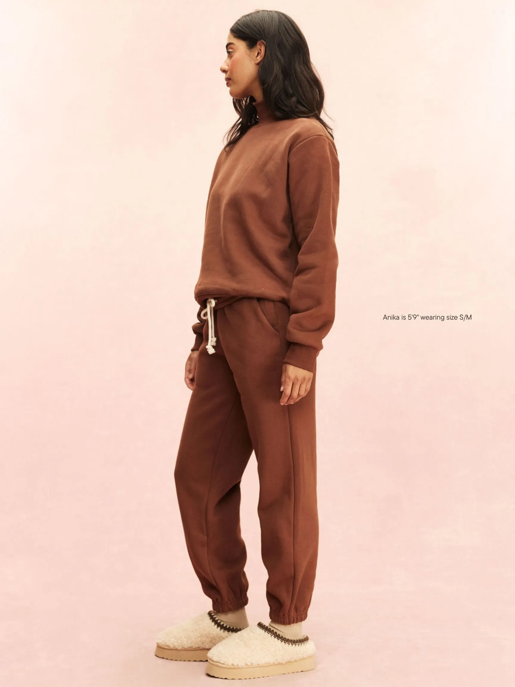 Drawstring Unisex Sweatpants - Mocha sold by Parke Official product image thumbnail 3