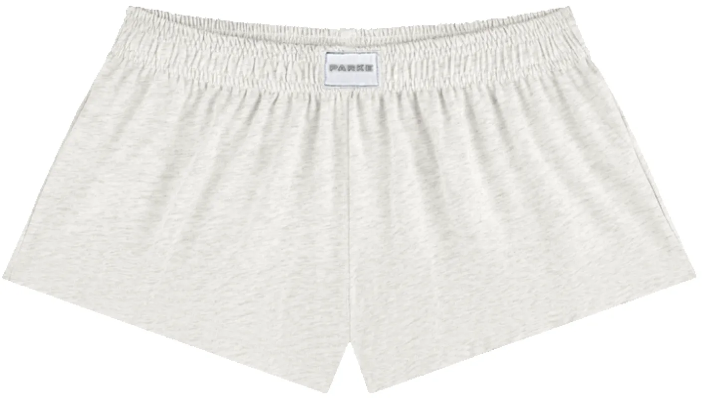 Cotton Boxer Shorts - Classic Grey made by Parke Official